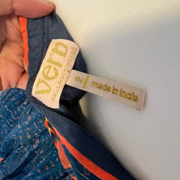 Anthropologie Nora Metallic Maxi Dress 2 - Picture 4 of 6